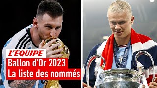 Ballon d'Or 2023 - La liste complète des nommés