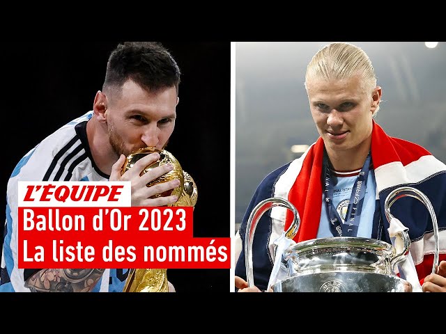 Ballon d'Or 2023 - La liste complète des nommés 