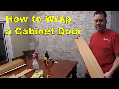 How to wrap a cabinet door Rm wraps