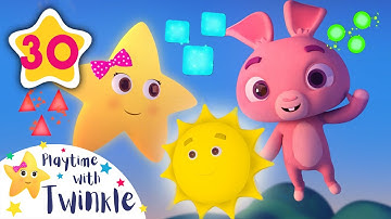 You Are My Sunshine - Rabbits Learn Shapes | Kids Songs & Nursery Rhymes | Learn with Twinkle