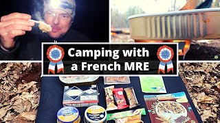 Camping With A French Army 24 Hour Mre Ration Box Menu 10 Realworld Field Test