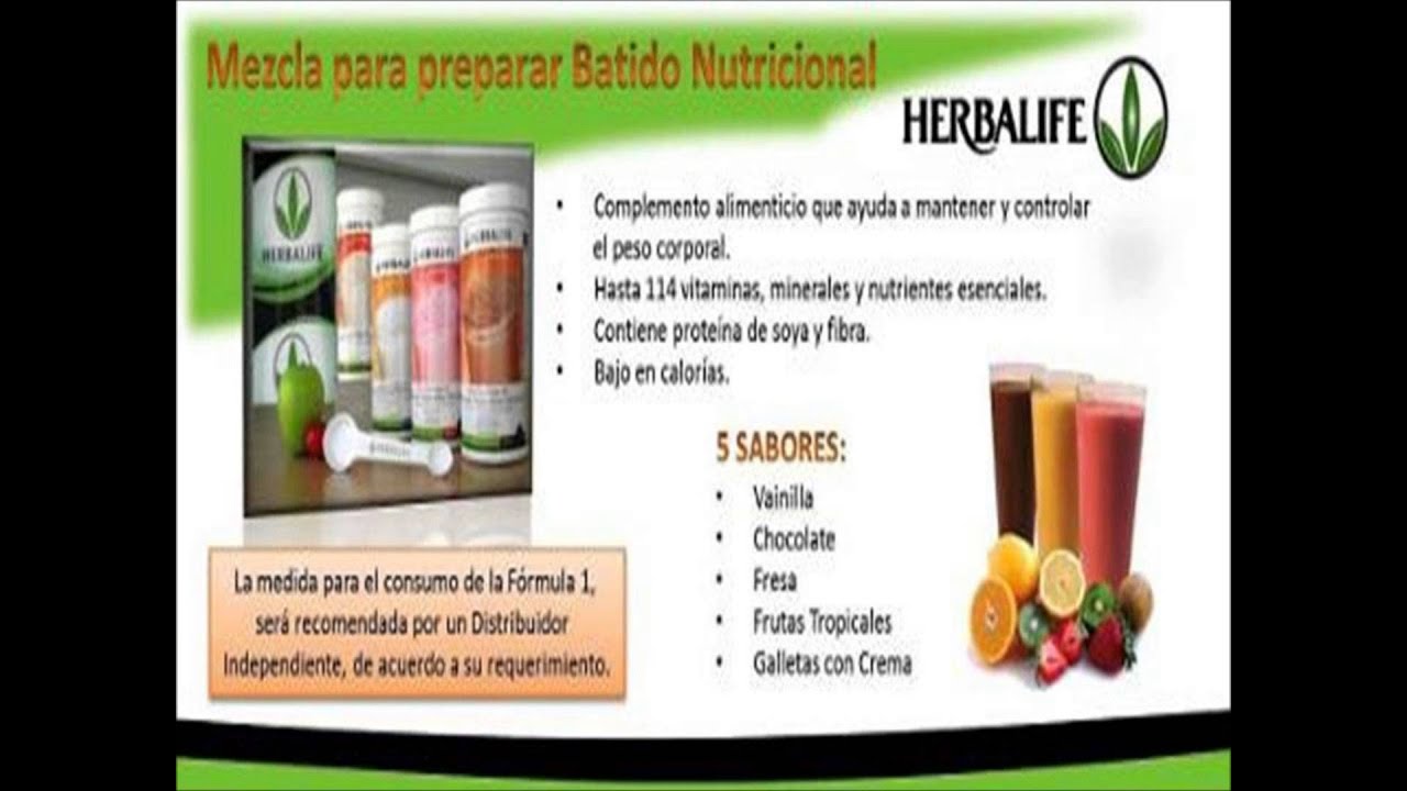 Malteada Herbalife Formula 1 YouTube Malteada Herbalife Formula 1 YouTube