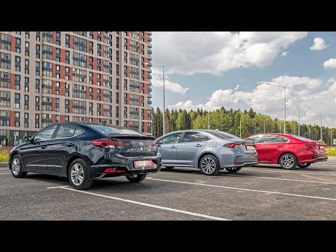Toyota Corolla, Kia Cerato, Hyundai Elantra снаружи и внутри - Toyota Corolla, Kia Cerato, Hyundai Elantra снаружи и внутри