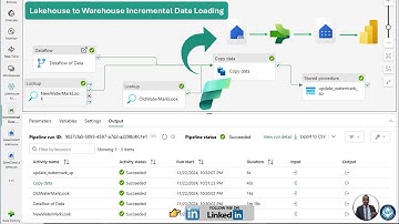 ✨Fabric Lakehouse to Warehouse Incremental Data Loading