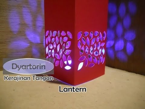  Cara  Pembuatan  Kerajinan  Lampu Lampion dari Kertas YouTube