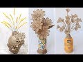 6 Beautiful flower vase decoration ideas with jute rope | Home Decor