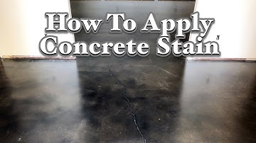 How To Apply Concrete Stain