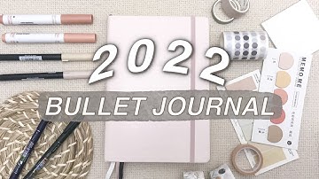 MY 2022 BULLET JOURNAL SETUP | Memory-Keeping Bullet Journal | 2022 Plan With Me | New Journal Setup