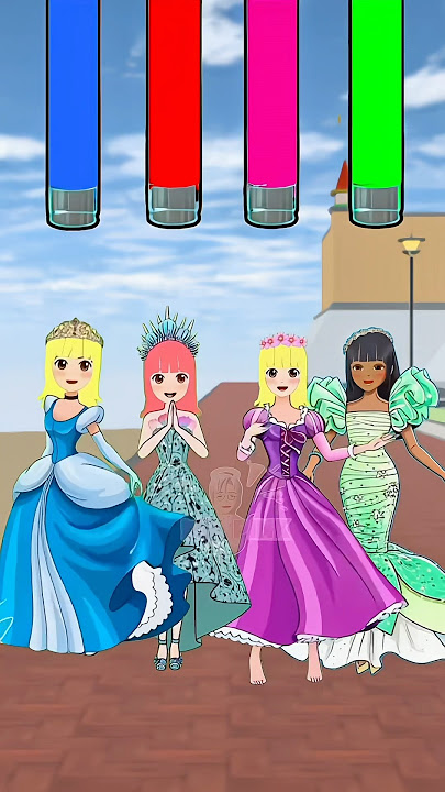 CHOOSE RIGHT COSTUME DISNEY PRINCESS ❤️ #ytshorts #sakuraschoolsimulator #mobilegame #shortsvideo