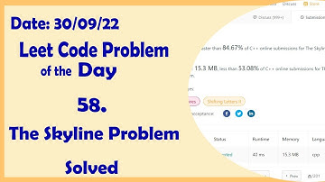The Skyline Problem || C++ || Leetcode Daily Challenge