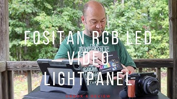 Unbox & Review - FOSITAN RGB LED HSI Video Light