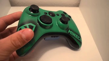 Custom/Airbrushed Xbox 360 Minecraft Controller v2 | ControllerZoo