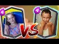 ДЕТИ ЮТУБЕРОВ устроили ДРАКУ !!! Дарина VS Тимур !!! Битва Детей в Clash Royale )))