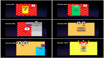 Numberblocks big numbers 121 to 400 from program. 넘버블럭스만들기 Which blocks should be combined?