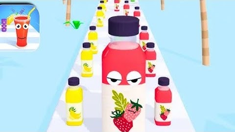 juice Run All Levels Gameplay Android iOS New Game update Alltrailer Relaxing BEST Video