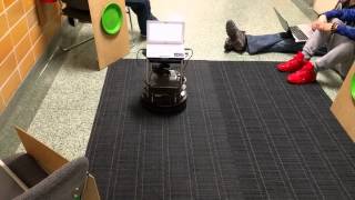 Teaching a robot how to find green plates