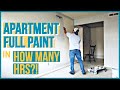 Fast apartment full paint  how long to paint entire apartment  painting tips