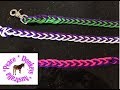 How to make paracord reins -  split and loop (no buckle) 2 colours