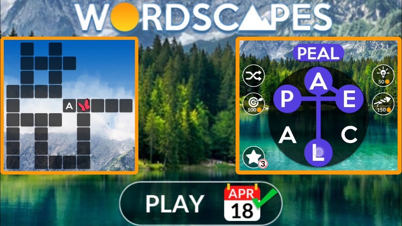 Wordscapes Daily Puzzle April 18, 2023 YouTube