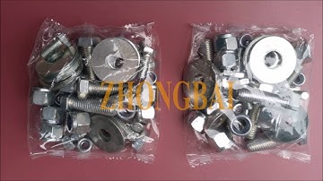 bolts/nuts/washers/screws packing machine with weighing check machine