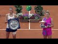 Simona Halep vs Karolina Pliskova - WTA Rome 2020 Final - Highlights, Speech &amp; Trophy Lift