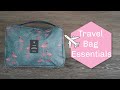 My travel toiletry bag essentials