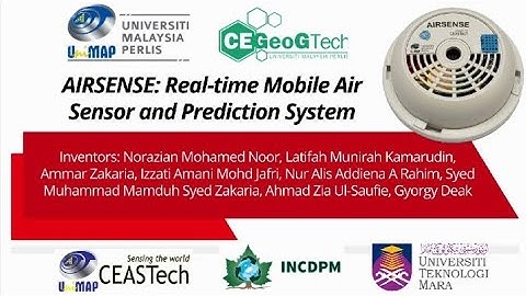 AIRSENSE : Real-time Mobile Air Sensor & Prediction System Presentation Video