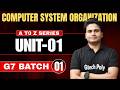 🔥COMPUTER SYSTEM ORGANIZATION P-01 | G7 Batch | A TO Z SERIES With Important Question