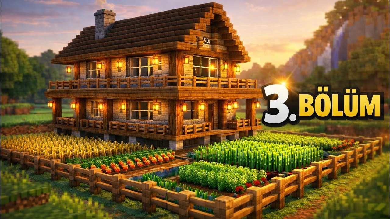 Evimi Yaptım Minecraft 3. Bölüm