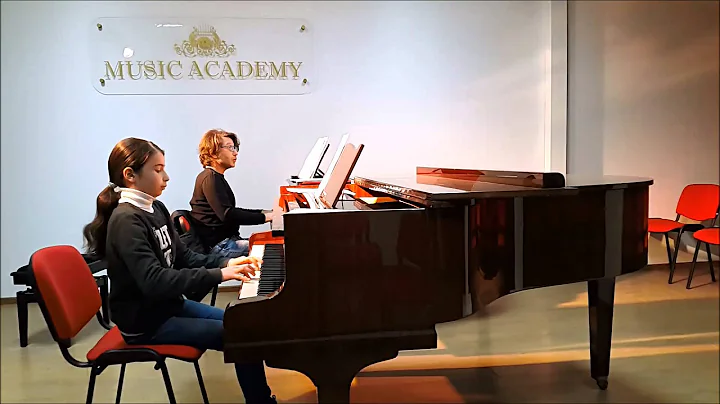 Mozart Piano Sonata No. 16 in C major, Valerian Shiukashvili & Nita Verulava
