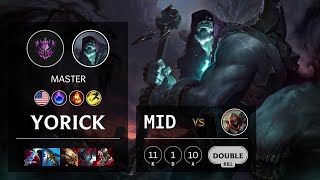 Yorick Mid vs Zed - NA Master Patch 11.15