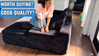 105’’ L-Shape Modular Sectional Sofa with Chaise