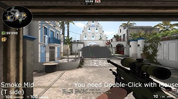 Counter-Strike Global Offensive - DE_SANTORINI - MID SMOKES - (1080p HD)