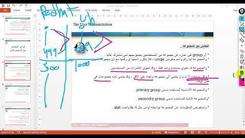 أدارة المستخدم في نظام اللينكس (اوامر التعامل مع المجموعات)