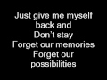 Linkin Park: Don&#39;t Stay (Lyrics)