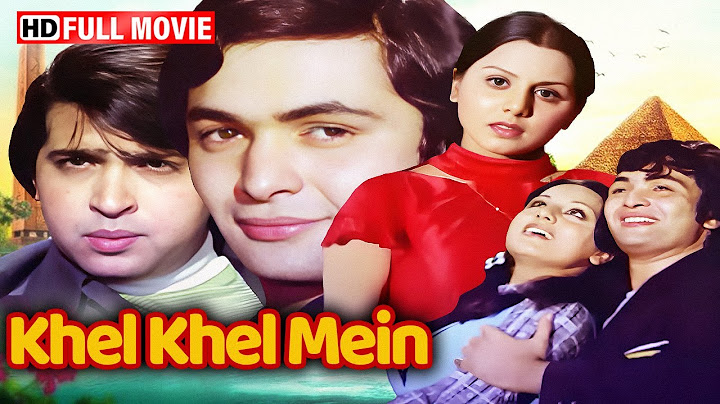 Khel Khel Mein (1975) Full Movie | Rishi Kapoor, Neetu Singh, Rakesh Roshan | Musical Thriller | HD