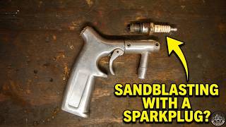 Sandblasting with a sparkplug? Let's try it.