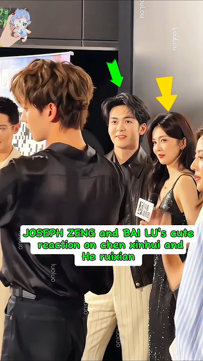 bai lu was getting shy and Joseph was smiling only #feud #bailu #josephzeng #zengshunxi