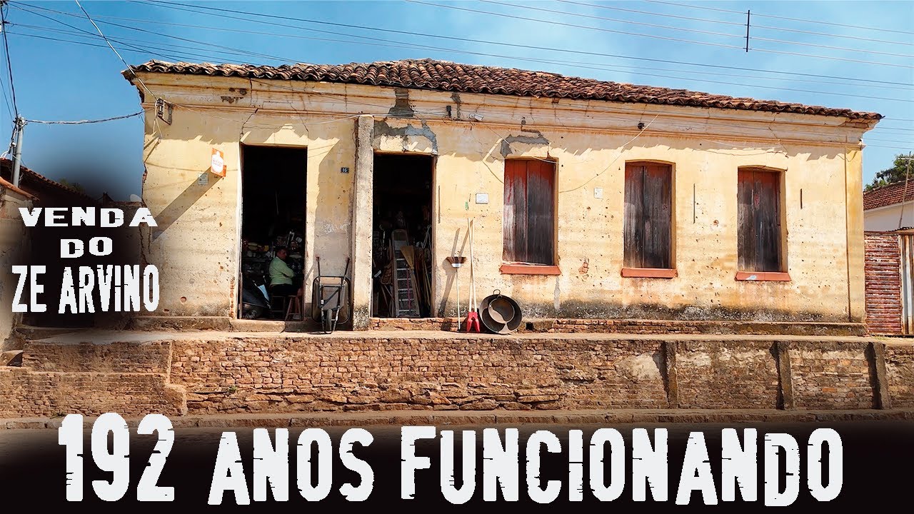 VENDA mais ANTIGA do BRASIL ainda FUNCIONANDO