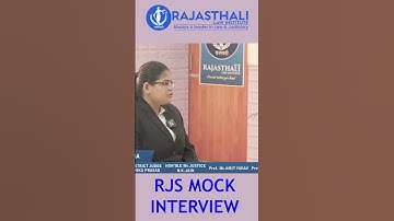 ADMINISTRATION LAW | RJS MOCK INTERVIEW | RAJASTHALI LAW INSTITUTE #judiciary #shorts