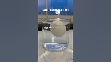 Egg Freshness Test 😲 #healthtips #healthhacks #foodhacks #nutritiontips #shorts