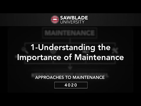 4020 – 01 – Understanding the Importance of Maintenance