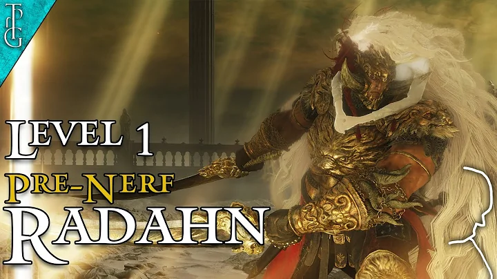 Defeating Pre-nerf DLC Radahn - Level 1, No Hit, No Scadutree Blessings, No Parry - Consort Radahn