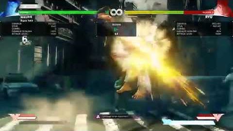 Cammy 510 damage/540 stun crush counter combo