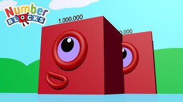 Looking for Numberblocks Step Squad 1000 vs 10,000 to 10 Million HUGE Standing Tall Number Pattern