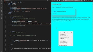 #3 HTML and JS Arrays - Adding the js arrays to the list