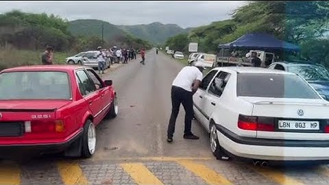 BMW 325i VS Jetta VR6 Drag race🇿🇦