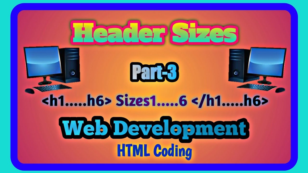 Header Sizes In HTML h1 To H6 Full Course In HTML Part 3 Gujarati header-sizes-in-html-h1-to-h6-full-course-in-html-part-3-gujarati