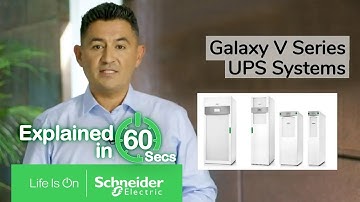 Discover Galaxy V Series UPS Systems in 60 Seconds | Schneider Electric