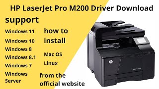 HP LaserJet Pro M200 Driver Download and Setup Windows 11 Windows 10,Mac 13, Mac 12, Mac 11